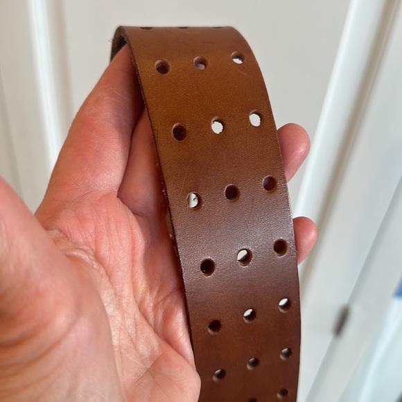 Three Hole Cowhide Belt 30-32” - Picture 8 of 9